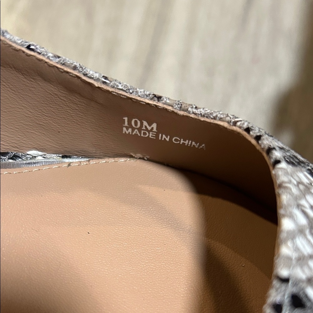 Paolo Women's Snakeskin Heels - Black and Gold - Picture 9 of 9